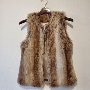 Faux Fur Vest  Size XL